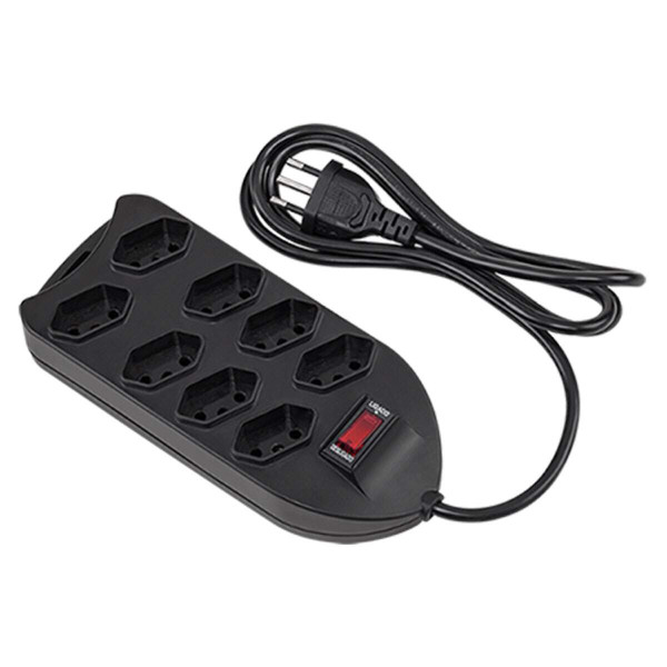 Protetor Eletronico C/8 Tomadas Epe 1008+ 3 Metros Preto 4824004